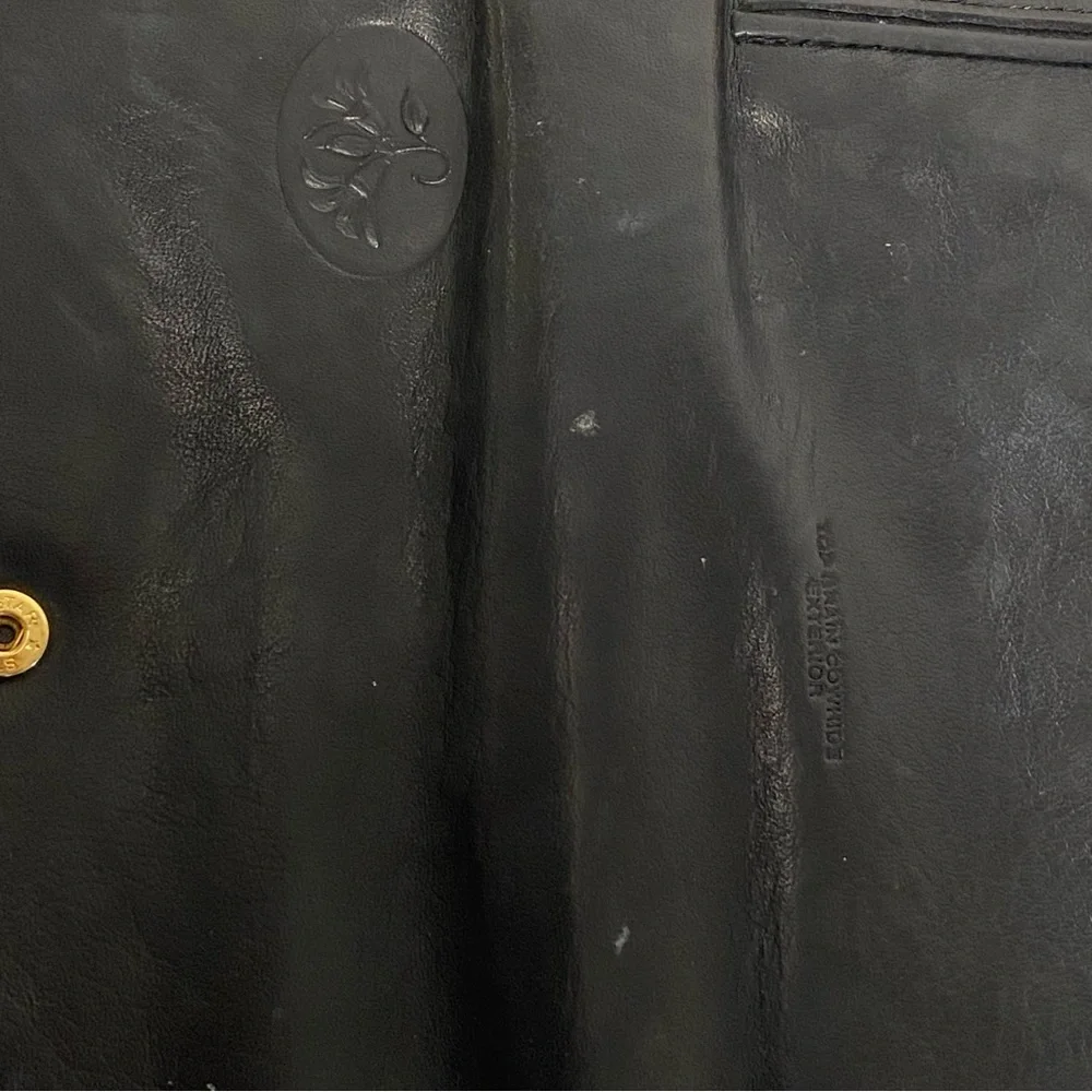 Buxton Black Leather Wallet Model 39 Ensemble Clutch